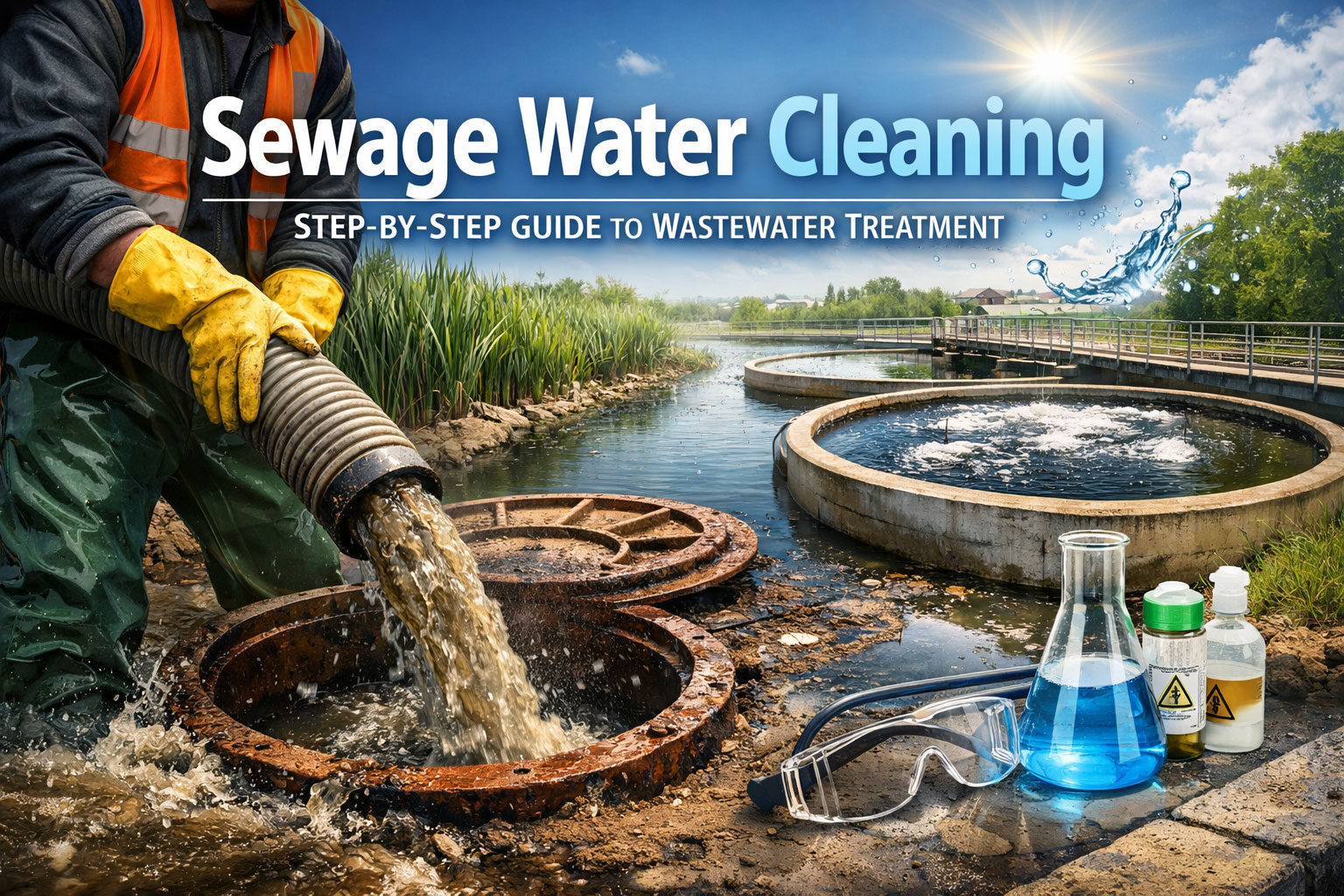 Sewage Water Cleaning: Step-by-Step Guide to Safe and Effective Wastewater Treatment